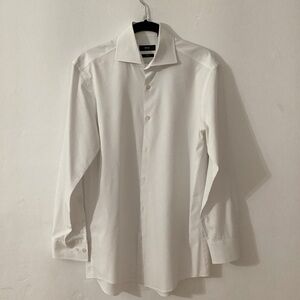 💙Hugo Boss White Slim Fit Dress Shirt in 39, 15.5